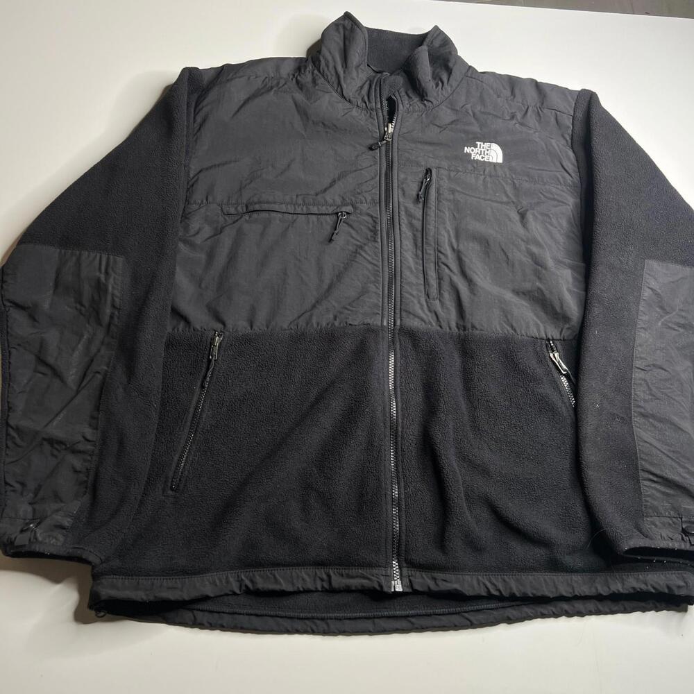 The North Face Men’s Fleece Jacket Black‎ Full Zip Size XXL